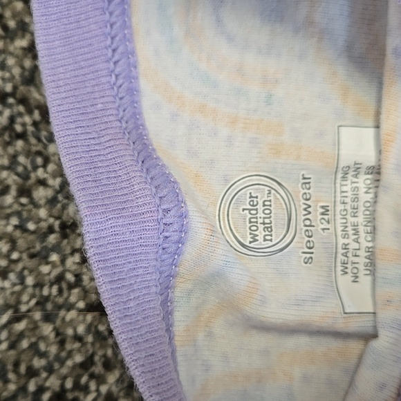 4 12 MONTH WONDER NATION PAJAMA SETS - Picture 4 of 13